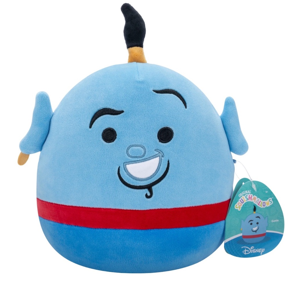 Brand New Disney Aladdin Squishmallows GENIE 7” +Free Gift